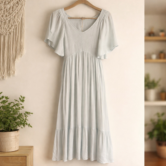 NWT in loom Size Small Light Blue Summer Dress - Picture 2 of 8